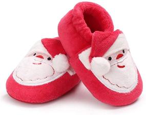 img 1 attached to 👦 HsdsBebe Cartoon Boys' Slippers - Anti-Slip Moccasins Shoe