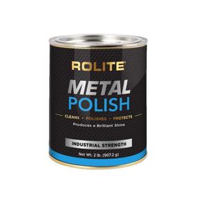 img 4 attached to 🔧 Rolite - RMP2# Metal Polish Paste - Heavy-Duty Scratch Remover and Cleaner, Polishing Cream for Aluminum, Chrome, Stainless Steel and Other Metals, Environmentally-Friendly Formula, 2 Pounds, 1 Pack