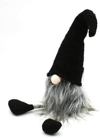 img 2 attached to 🎅 ITOMTE Handmade Swedish Gnome - 18 Inches - Nordic Figurine, Yule Santa Nisse, Scandinavian Tomte - Plush Elf Toy for Home Decor and Winter Table Ornament - Christmas Decorations and Holiday Presents - Black