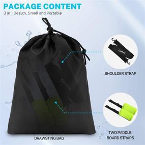 img 3 attached to 🏄 Gonex SUP Paddle Board Accessories: Carrying Strap with Drawstring Bag - Convenient Surfboard & Kayak Shoulder Carrier for Storage