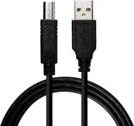 🖨️ wawpi printer cable - 6 feet length, high quality and sleek black design logo