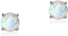 img 1 attached to 💎 River Island - 6mm Round Shape CZ Stud Earrings in Various Colors