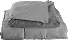 img 4 attached to Cozy Comfort Weighted Blanket Removable Bedding