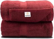 🛀 zenith oversized bath sheets set - extra large 40x70 inch bath towel, 600 gsm, luxurious bath sheets, 100% cotton logo