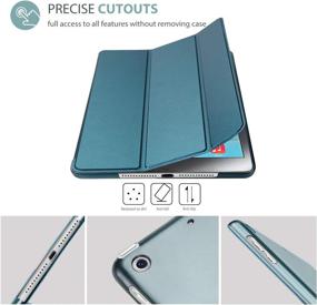 img 3 attached to 📱 ProCase iPad Air 1st Edition Smart Case - Ultra Slim Lightweight Shell with Frosted Back Cover for 2013 Apple iPad Air Model (A1474 A1475 A1476) - Teal