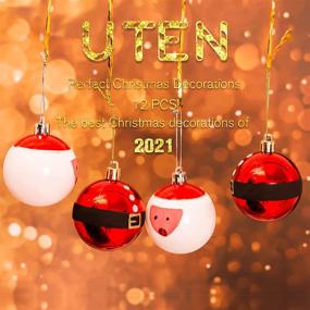 img 1 attached to Uten Christmas Decoration Tree Ornaments Shatterproof Decoration