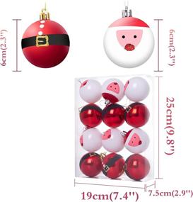 img 2 attached to Uten Christmas Decoration Tree Ornaments Shatterproof Decoration