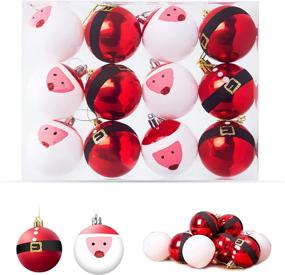 img 4 attached to Uten Christmas Decoration Tree Ornaments Shatterproof Decoration