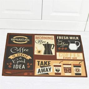 img 1 attached to Carvapet Kitchen Non Slip Backing Doormat Kitchen & Dining