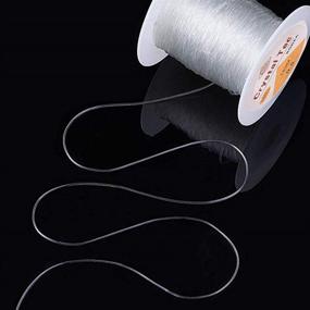 img 1 attached to 🧵 Versatile OBSEDE 0.5mm Elastic Cord: Stretch String for Jewelry Making & Crafting