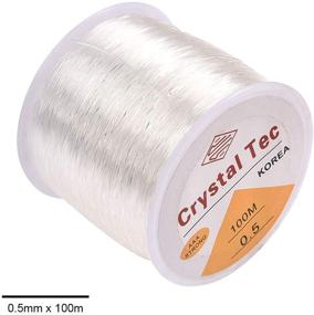 img 2 attached to 🧵 Versatile OBSEDE 0.5mm Elastic Cord: Stretch String for Jewelry Making & Crafting