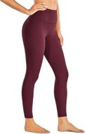 🩲 high-waisted buttery soft yoga leggings for women with hidden pockets, stretchable and squat proof workout pants logo