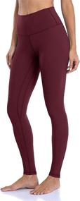 img 1 attached to 🩲 High-Waisted Buttery Soft Yoga Leggings for Women with Hidden Pockets, Stretchable and Squat Proof Workout Pants