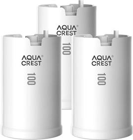 img 4 attached to 💧 AQUACREST WFFMC103X Compatible Filtration: Filter 100 Gallons Effectively
