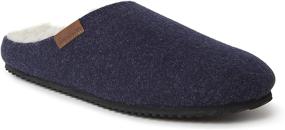 img 3 attached to 🩴 Plush Comfort: Dearfoams Microwool Footbed Slipper - X Large