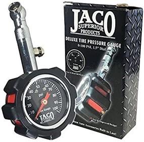 img 4 attached to JACO Deluxe Tire Pressure Gauge
