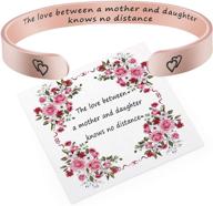 bracelets motherday inspirational daughter between logo