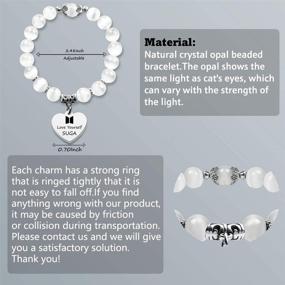 img 3 attached to 💜 Love Yourself: Map of My Soul Bracelet - Stylish Army Jewelry for Dedicated Bangtan Boys Fans & Girls!