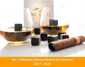 img 2 attached to 🥃 Whiskey Stones Gift Set by Amerigo