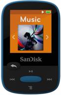 🎶 blue sandisk 8gb clip sport mp3 player with fm radio and lcd screen - sdmx24-008g-g46b logo