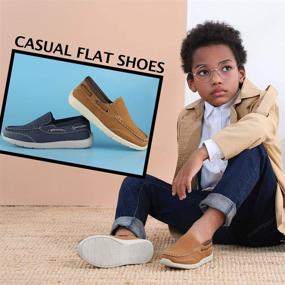img 3 attached to 👞 Hawkwell Loafers - Casual School Shoes for Toddler Boys