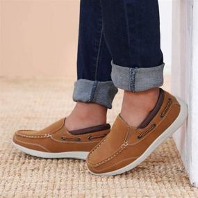 img 2 attached to 👞 Hawkwell Loafers - Casual School Shoes for Toddler Boys