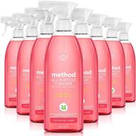 🍋 method all-purpose cleaner spray, eco-friendly formula for counters, tiles, stone, pink grapefruit scent, 828ml - 8 pack logo