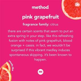 img 2 attached to 🍋 Method All-Purpose Cleaner Spray, Eco-friendly Formula for Counters, Tiles, Stone, Pink Grapefruit Scent, 828ml - 8 Pack