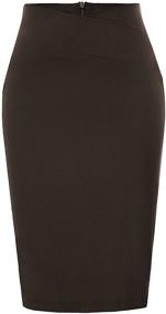 img 4 attached to 👗 Grace Karin Hips Wrapped Bodycon CL937 1 Women's Clothing Skirt: Flattering Style & Comfort in One