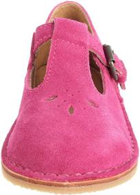 img 3 attached to Flats: Polo Ralph Lauren T Strap Shoes - Toddler Girls'