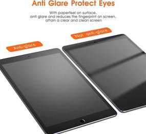 img 2 attached to KCT [2 PACK] Paperfeel Screen Protector for iPad 9/8/7 - Matte PET Paperfeel Film, Scratch Resistant, No Glare, Compatible with Apple Pencil