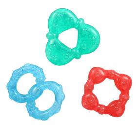 img 4 attached to 🦷 Bright Starts Chillable Gel-Filled Teething Toy Set - BPA Free - Suitable for Babies 3 Months and Older
