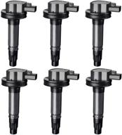 autosaver88 ignition coil 6-pack for enhanced performance with ford f150, edge, flex, explorer, fusion, mustang, and taurus - lincoln mks, mkt, mkk, mkz - mazda 6, cx-9, and mercury sable v6 3.7l 3.5l logo