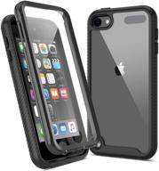 📱 imguardz ipod touch 7th/6th/5th gen case: full body protection with built-in screen protector - black logo