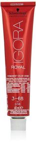 img 4 attached to Revive Your Style with Schwarzkopf IGORA ROYAL 3-68 Hair Color (60ml)