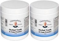 🦷 christopher's original formulas herbal tooth and gum powder (pack of 2) logo