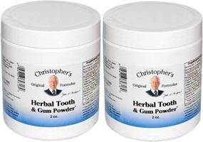 img 1 attached to 🦷 Christopher's Original Formulas Herbal Tooth and Gum Powder (Pack of 2)