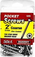 milescraft 52050003 pocket screws coarse logo