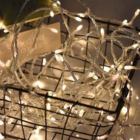 img 1 attached to 🎄 Versatile, DASDIGUO 32.8ft 100LED Christmas String Lights - Perfect for Bedroom, Patio, Garden, Wedding, and More!