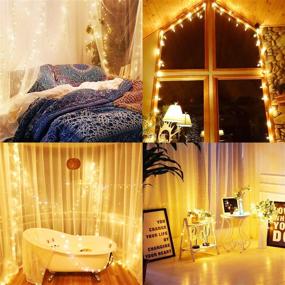 img 3 attached to 🎄 Versatile, DASDIGUO 32.8ft 100LED Christmas String Lights - Perfect for Bedroom, Patio, Garden, Wedding, and More!