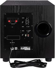 img 1 attached to Elac SUB1010 120-ваттный активный сабвуфер диаметром 10 дюймов в черном цвете (SUB1010-BK) - Усиленные басы для улучшенного звукового восприятия.