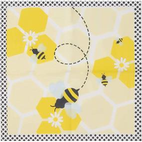 img 1 attached to 🐝 Bumble Bee Party Supplies: Vibrant Yellow Paper Napkins - 6.5 x 6.5 In, 150 Pack