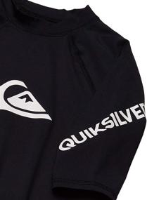 img 2 attached to 🏄 Quiksilver Boys' Youth Rashguard Surf Shirt - All Time Short Sleeve