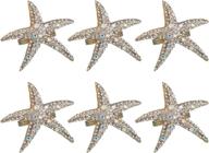 napkin starfish rhinestone holders wedding logo