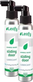 img 2 attached to 🌿 Earth-Friendly Mineral-Based Leafy Sliding Door Lubricant - 4oz 2-Pack, Ideal for Home and Family Use