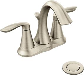 img 4 attached to Moen 6410BN Two-Handle Centerset Bathroom Faucet