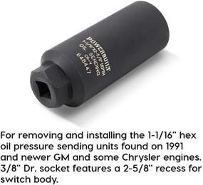 img 1 attached to Powerbuilt 648447 Pressure Sending Socket