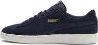 👟 puma gold whisper peacoat unisex low top sneakers: fashionable men's shoes for sneaker enthusiasts logo