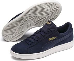 img 3 attached to 👟 Puma Gold Whisper Peacoat Unisex Low Top Sneakers: Fashionable Men's Shoes for Sneaker Enthusiasts