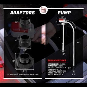 img 3 attached to TERAPUMP 4th Gen - Fuel Transfer Pump | No More Lifting Gas Cans | Fits Multiple Gas Cans (Advanced Auto-Stop Sensor & Flexible Inlet/Outlet Hose)